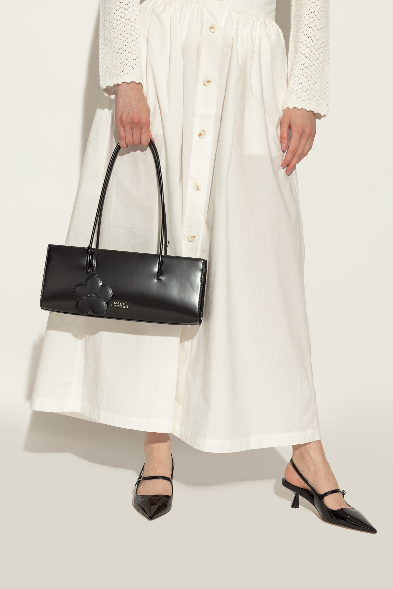 ショルダーバッグ Clear Handle Logo Shoulder Bag   mirror Black Shoulder bag `The Glam Mirror` Marc Jacobs - Vitkac Canada